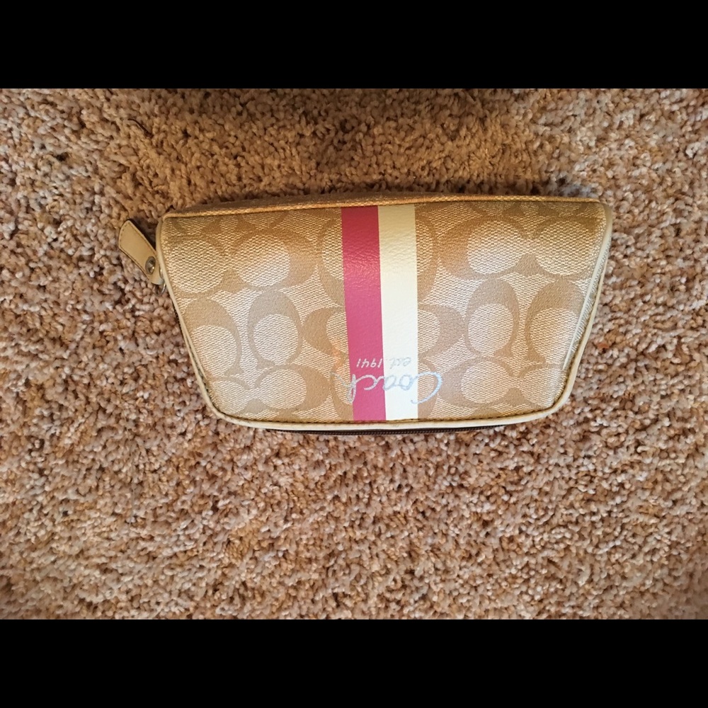 Authentic Coach makeup bag